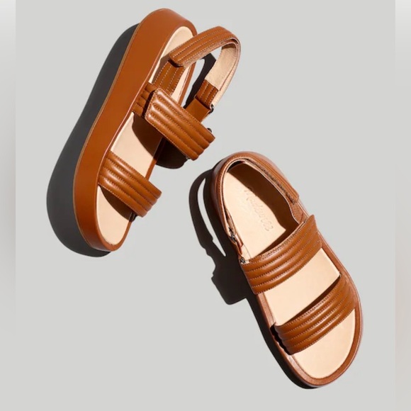 Madewell Shoes - ✨ Madewell The Emmalee Sandal – English Saddle ✨